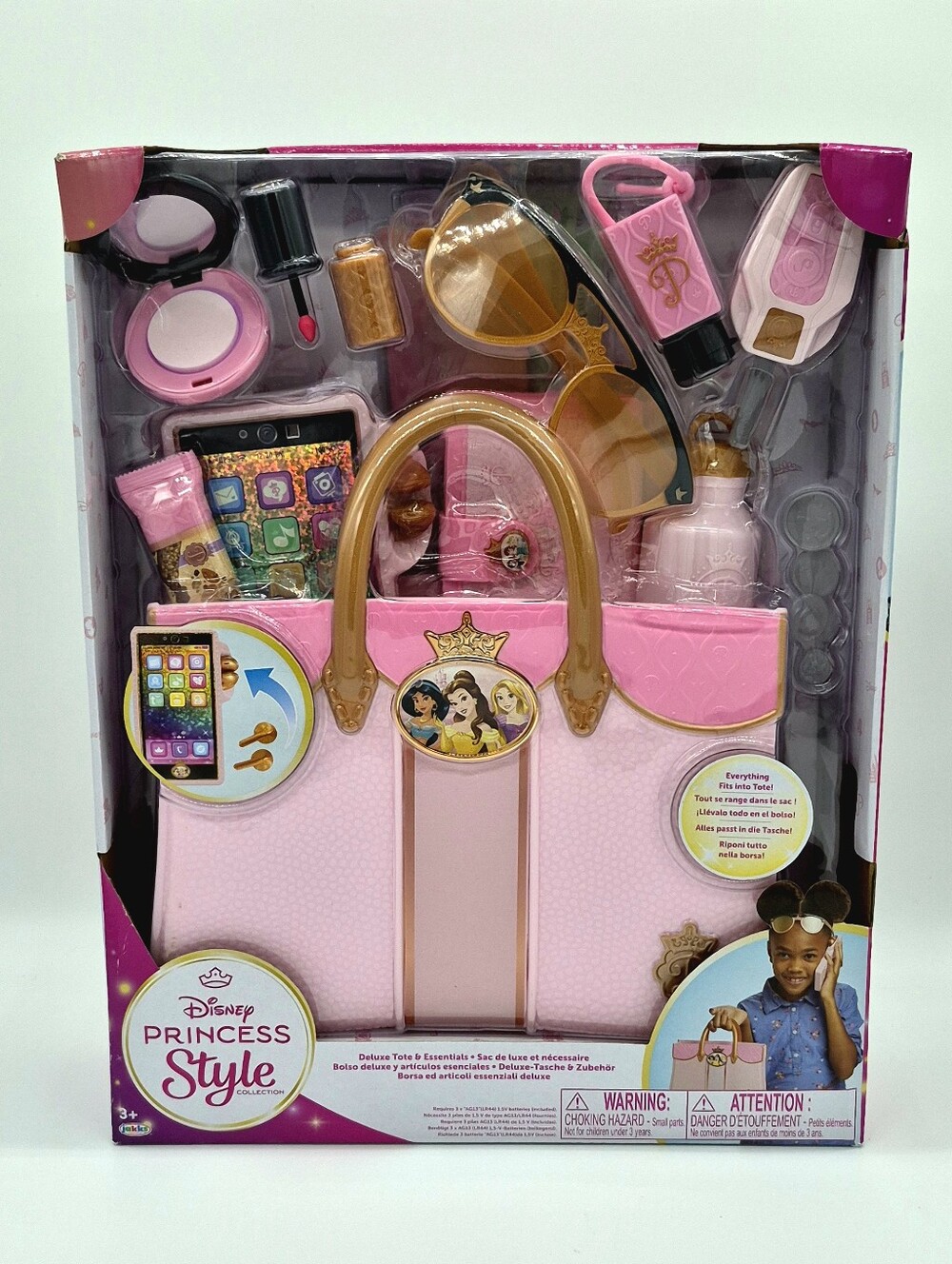 Disney Princess Style Collection Deluxe Tote Essentials 20+ Piece Set NEW